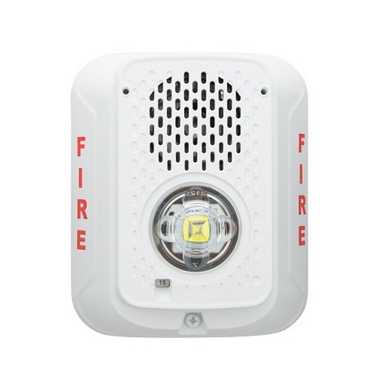 System Sensor P2WLED-LF Low-Frequency LED Wall Sounder Strobe, White