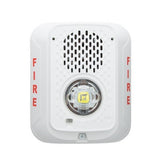 System Sensor P2WLED-LF Low-Frequency LED Wall Sounder Strobe, White