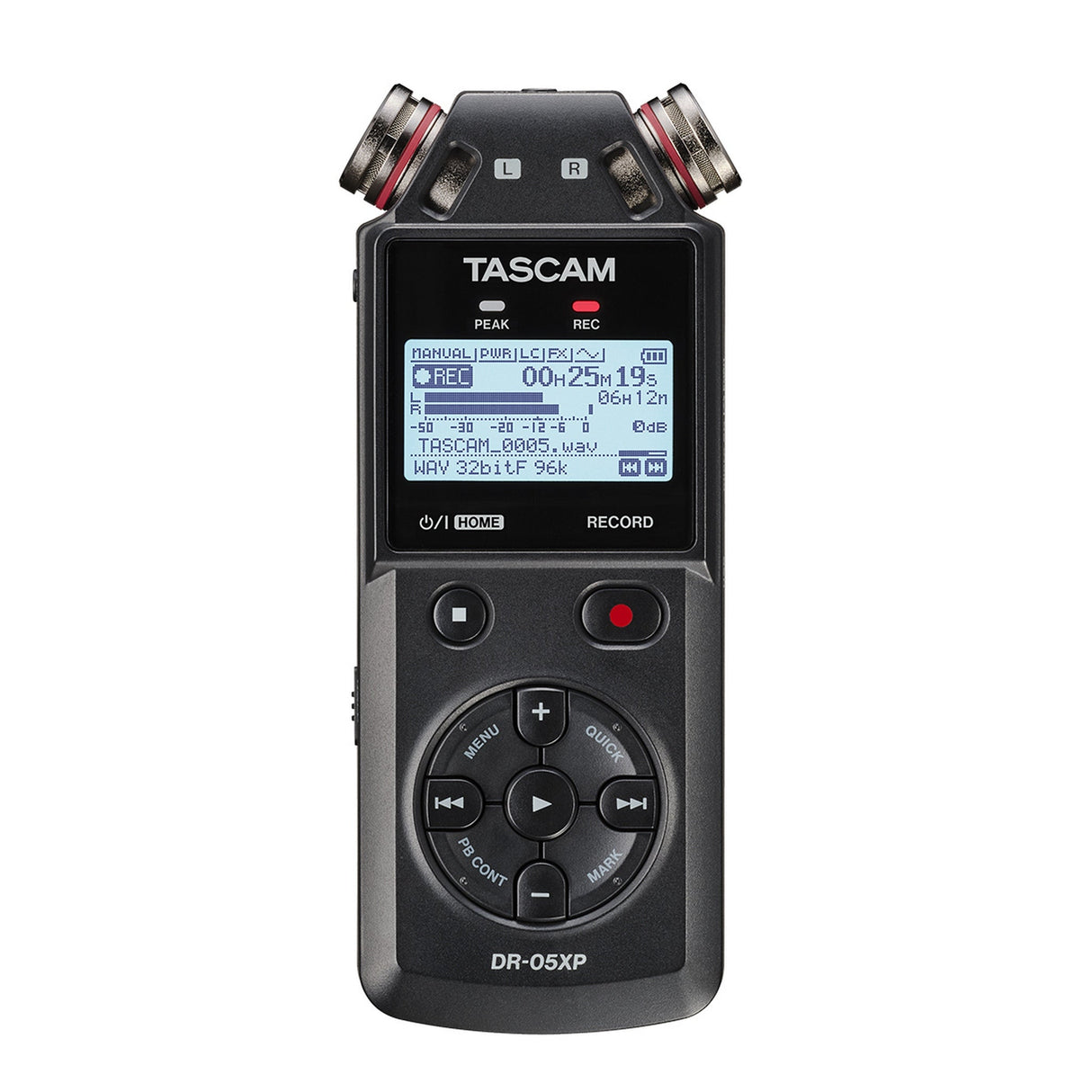 TASCAM DR-05X Stereo Handheld Digital Audio Recorder and USB Audio Interface