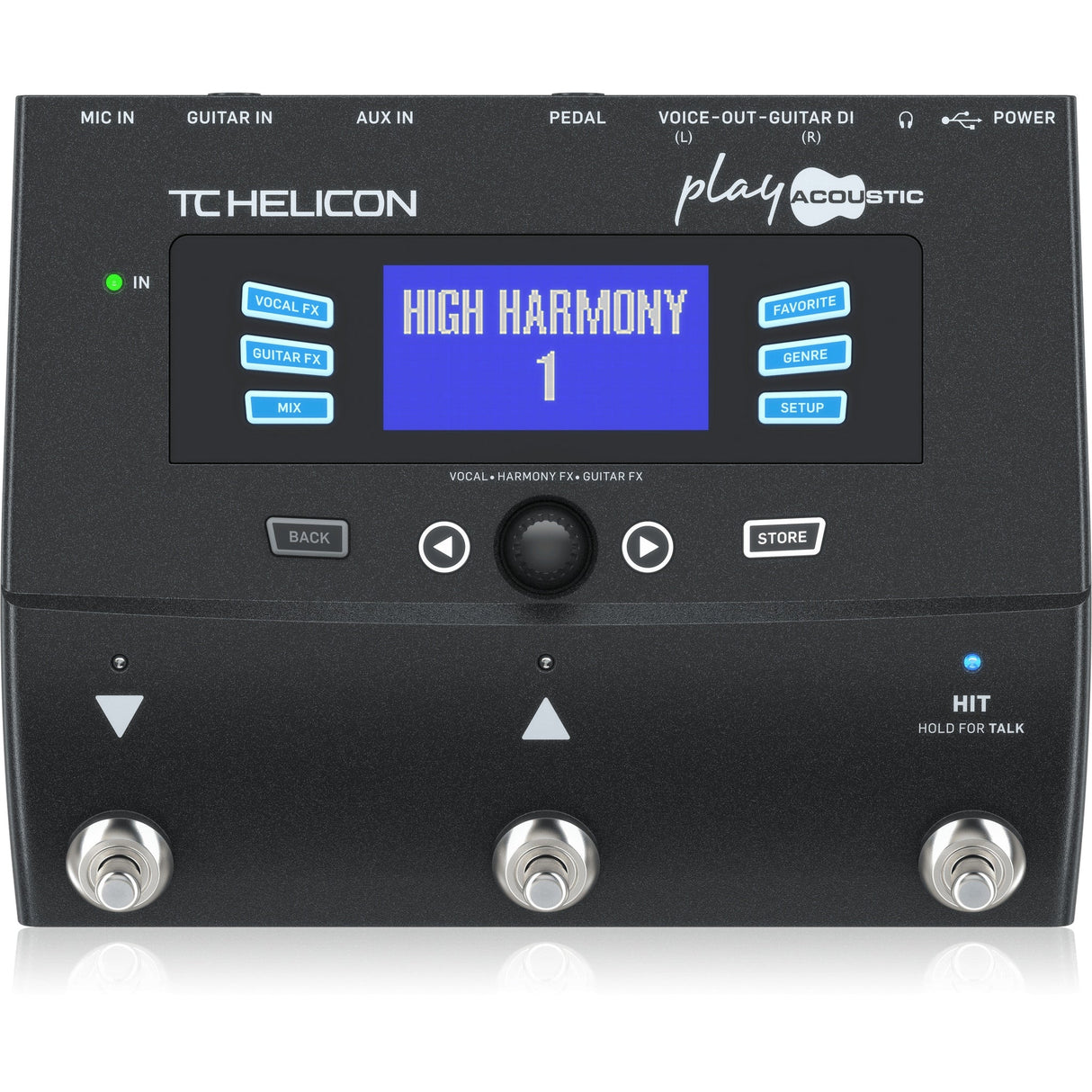 TC Helicon Play Acoustic Vocal and Acoustic Guitar Effects Stompbox