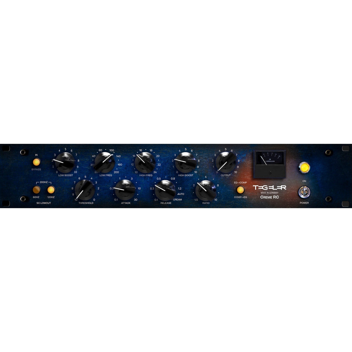 Tegeler Creme RC Bus Compressor and Mastering Equalizer, Remote Controlled