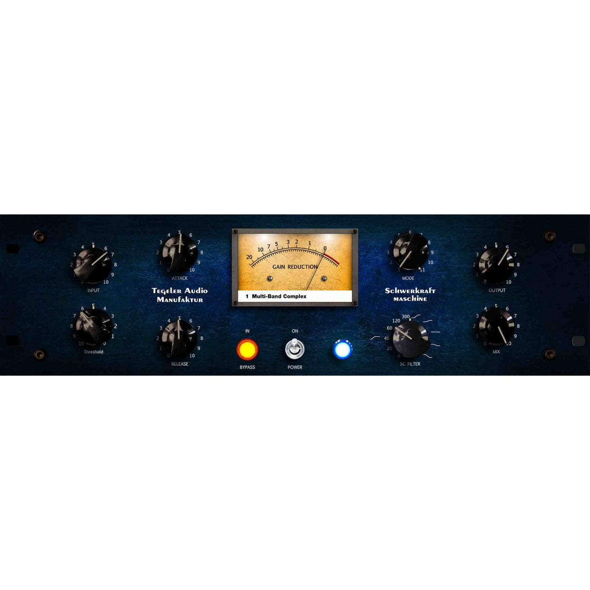 Tegeler Schwerkraftmaschine Remote Controllable Vari-Mu Mastering and Bus Compressor