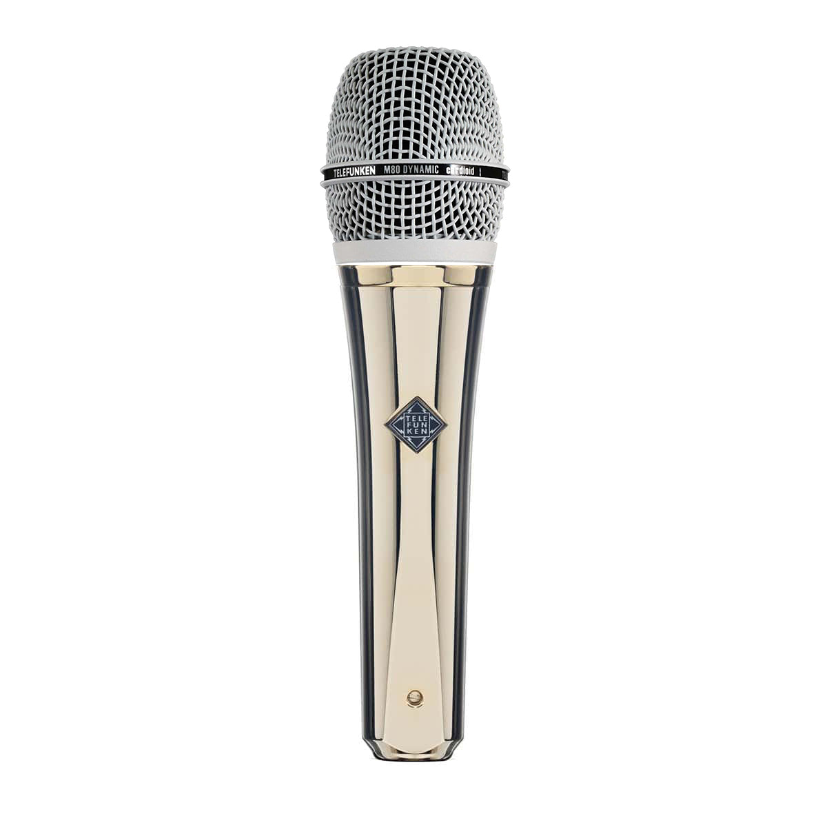 Telefunken M80 Gold Supercardioid Microphone with White HD03 Capsule