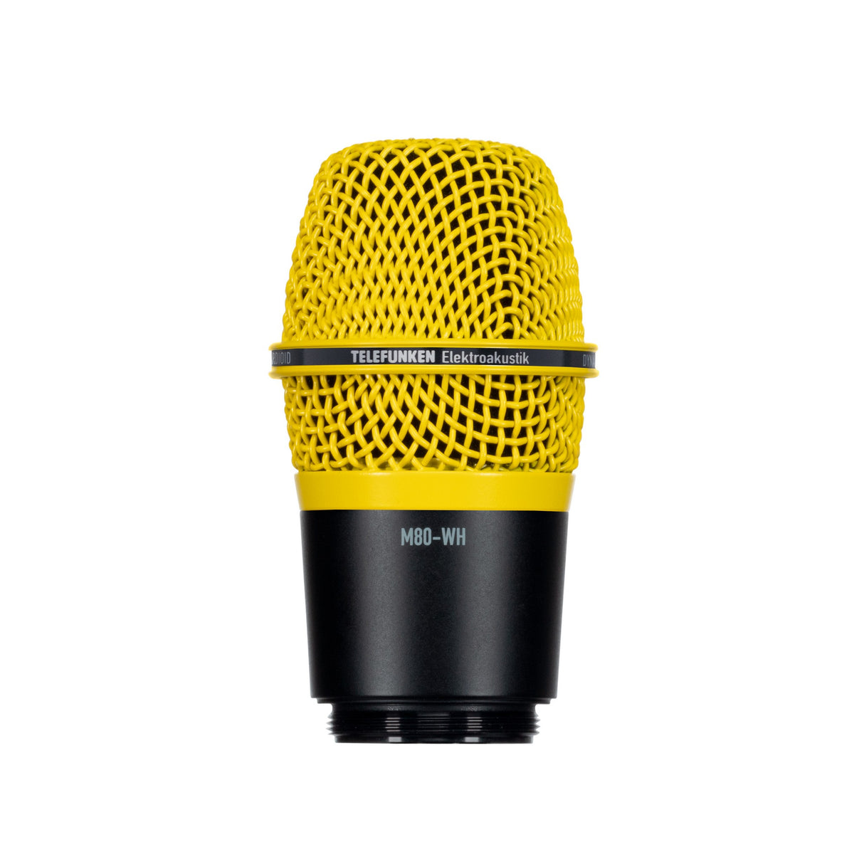 Telefunken M80-WH Supercardioid Wireless Dynamic Microphone Capsule, Yellow