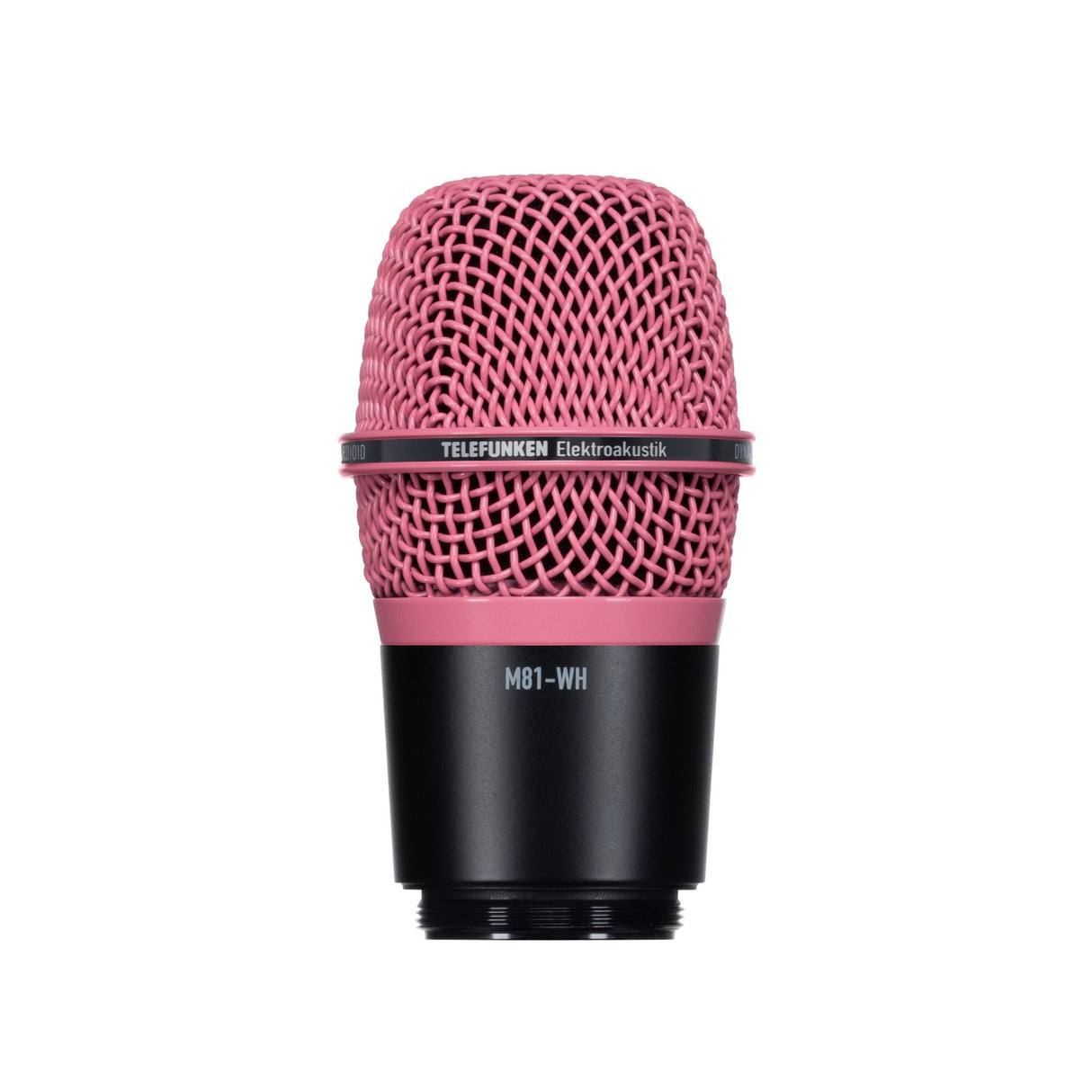 Telefunken M81-WH Supercardioid Universal Wireless Dynamic Microphone Capsule, Pink