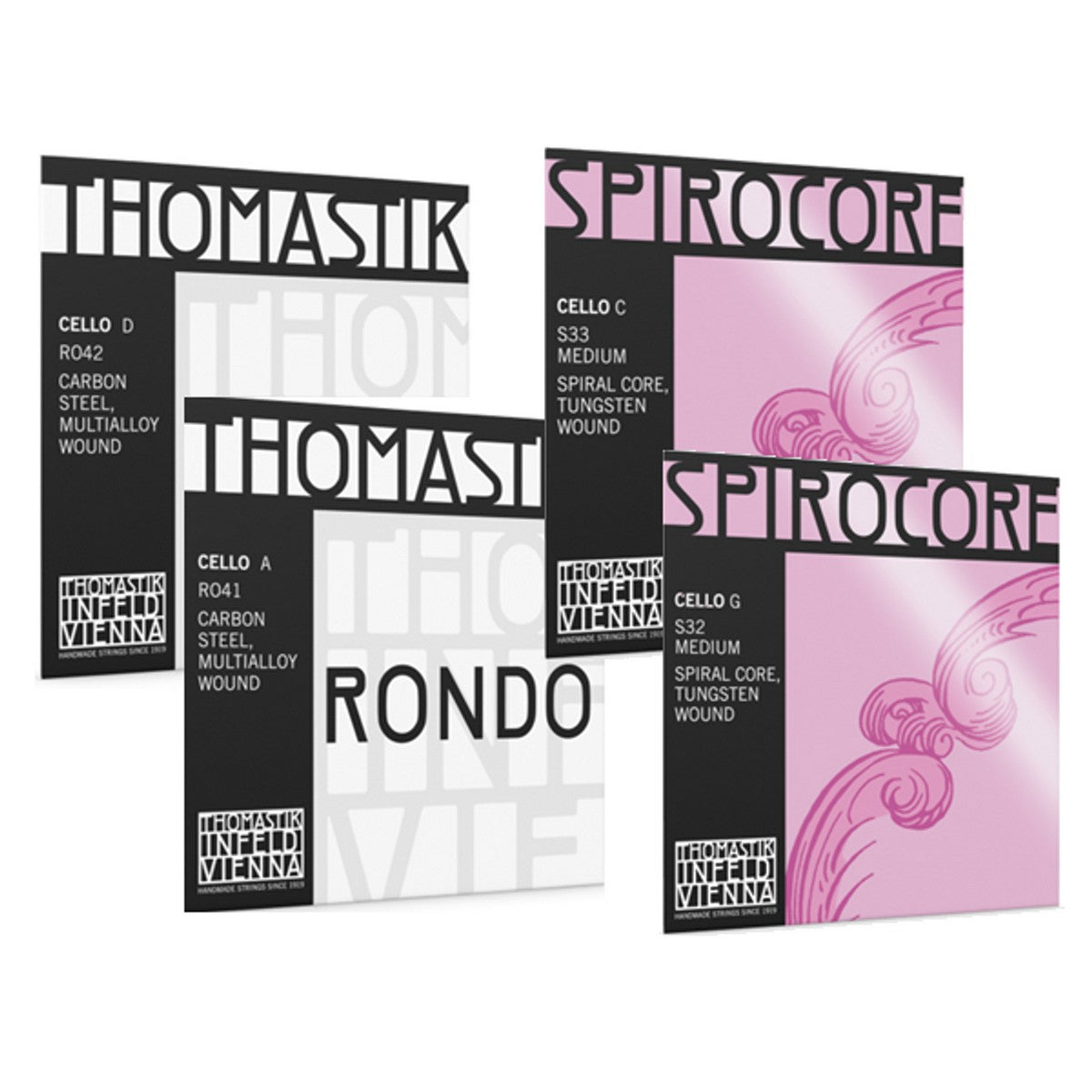 Thomastik-Infeld Spirocore Tungsten and Rondo Cello Set