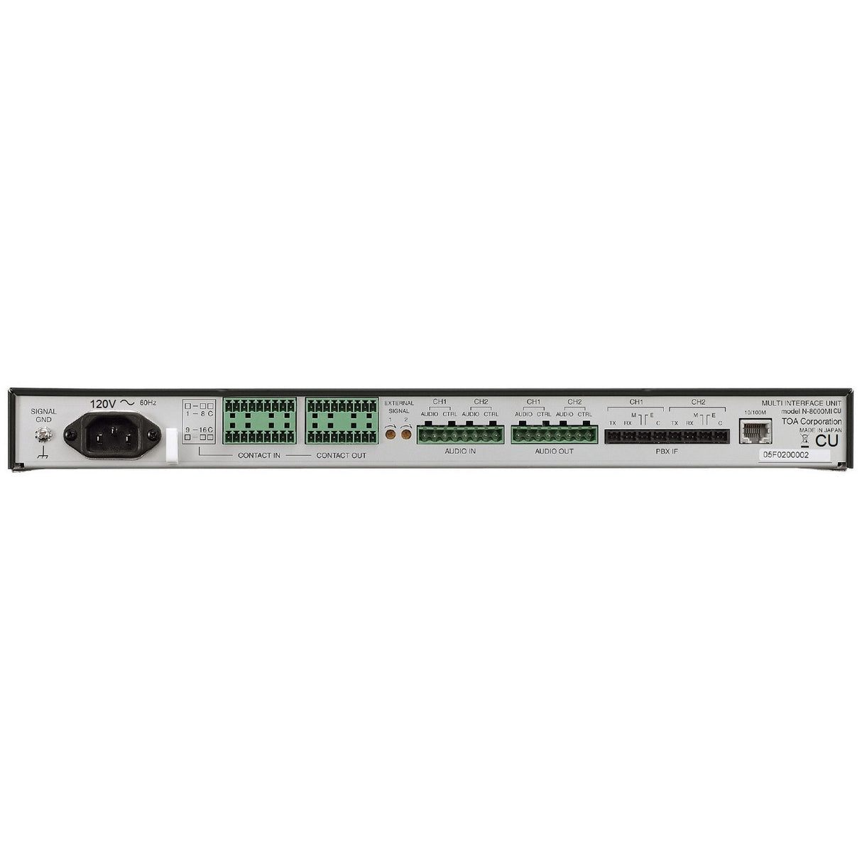 TOA Electronics  N-8000MI Multisource Interface for N-8000 Intercom System