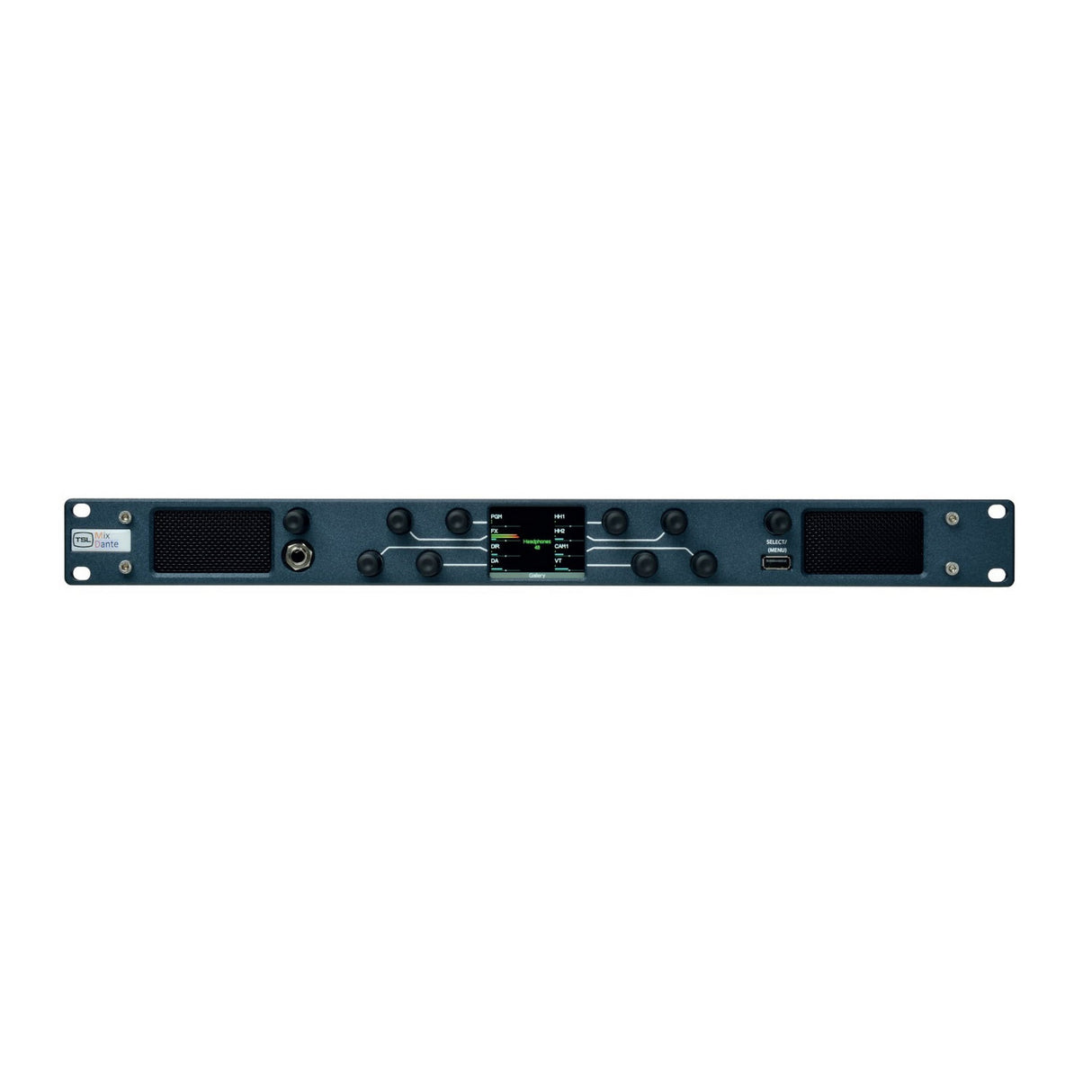 TSL MPA1-MIX-DANTE-V-1 1RU Dante/AES67 and MADI Audio Mixing Monitor