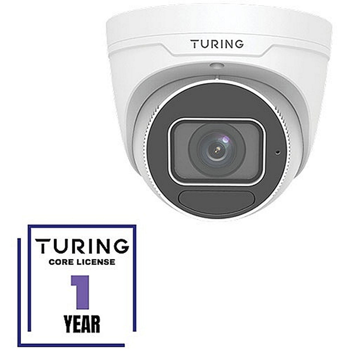 Turing Video TP-MVD8MV2-1Y SMART Series 8MP Low Light Turret Camera ...