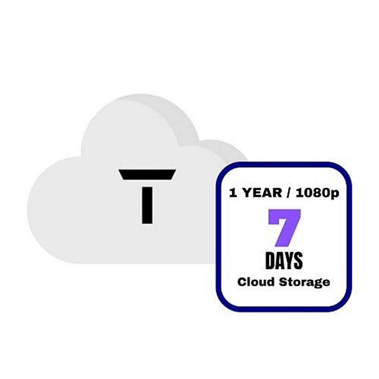 Turing Video TV-FHDCS7 1-Year 1080p 7-Day Cloud Storage License