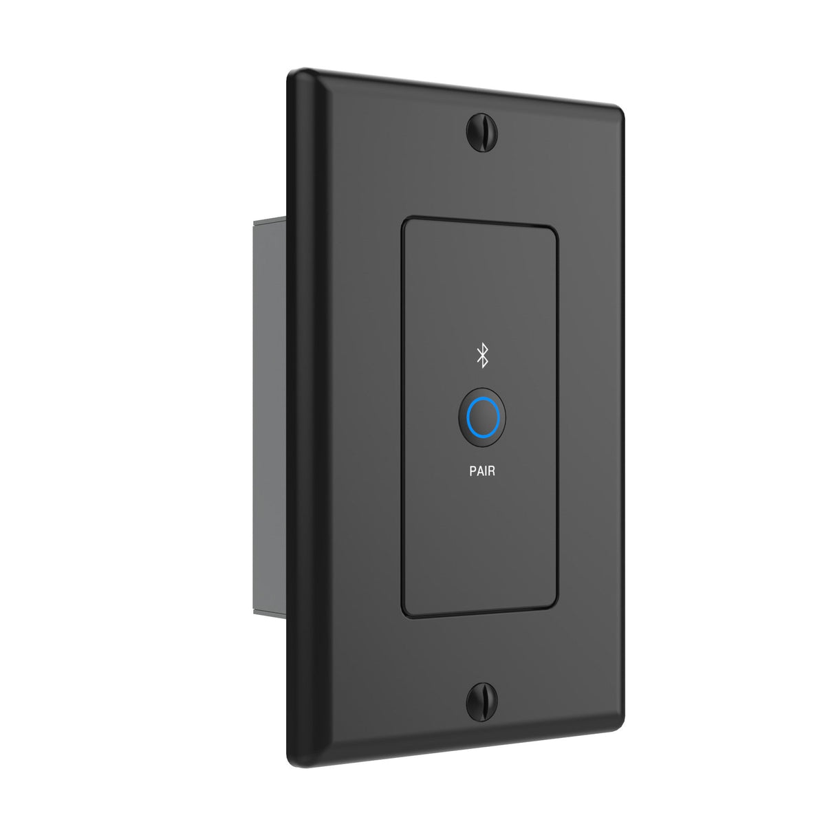 Turtle AV BTWP-US Dante Bluetooth Wallplate 1-Gang Decora Black