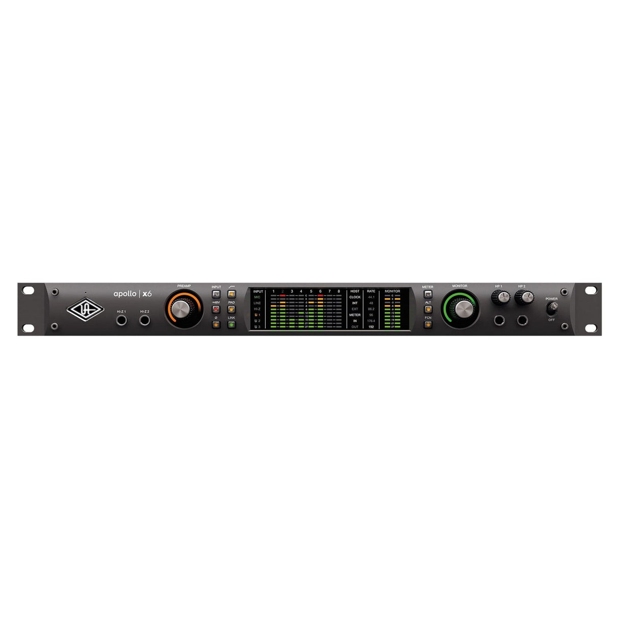 Universal Audio Apollo x6 HE Audio Interface with Heritage Plug-Ins