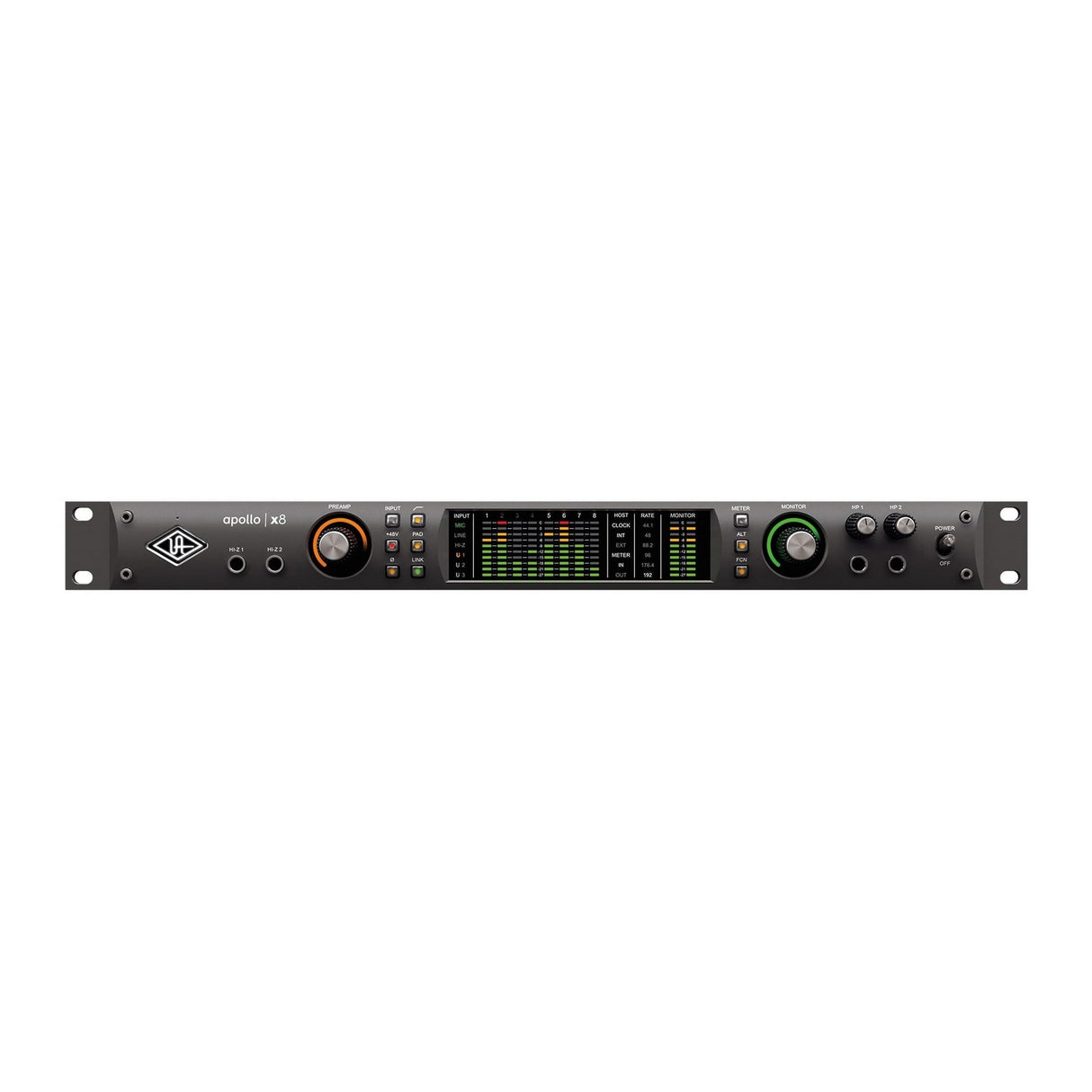 Universal Audio Apollo x8 Audio Interface with Thunderbolt 3, 18-In/24-Out