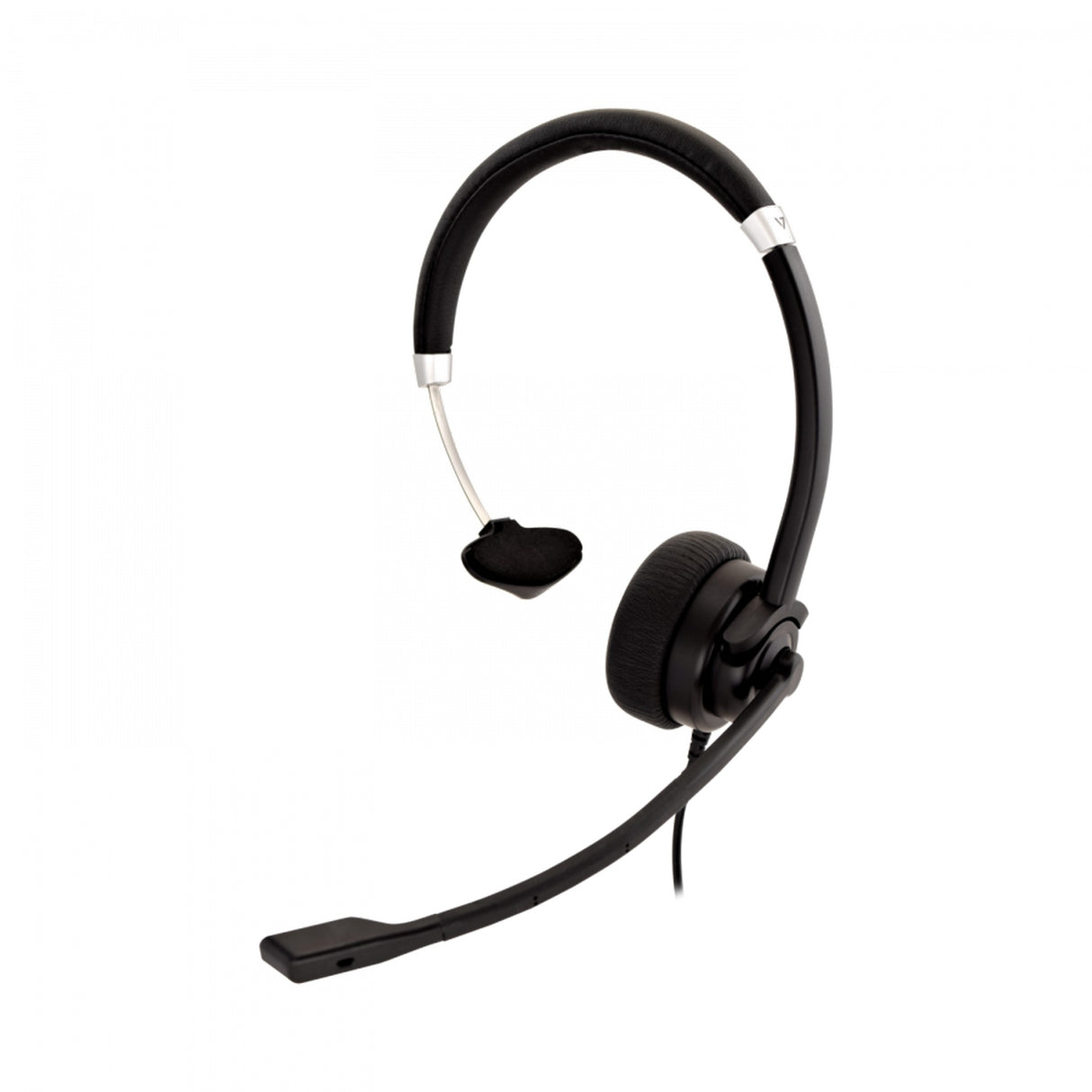 V7 HA401 Deluxe Mono Headset with Boom Microphone