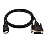 V7 V7HDMIDVID-01M-1E HDMI 1.4 Male to DVI-D Male Singlelink 1080P FHD Cable, 3.3-Foot, Black