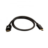 V7 V7HDMIPRO-1M-BLK 48 Gbps 8K UHD HDMI 2.1 Cable, 3.3-Foot, Black