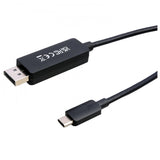 V7 V7USBCDP14-2M USB-C Male to DisplayPort 1.4 Male 32.4 Gbps 8K/4K UHD Cable