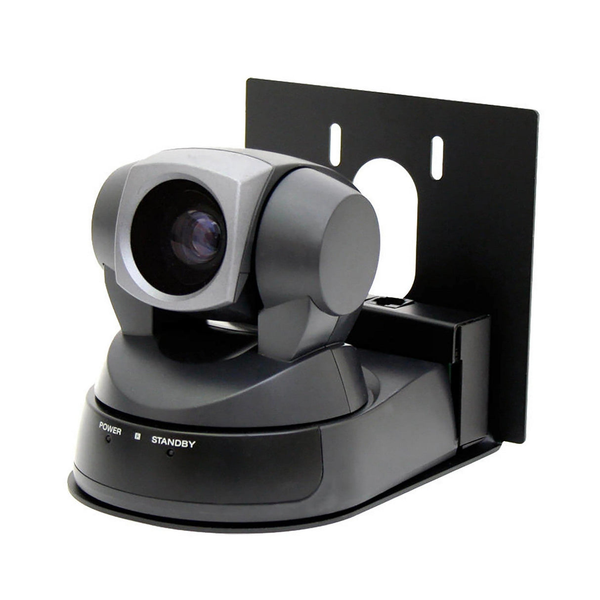 Vaddio 535-2000-204B Thin Profile Wall Mount Bracket for Sony EVI-D100, Black