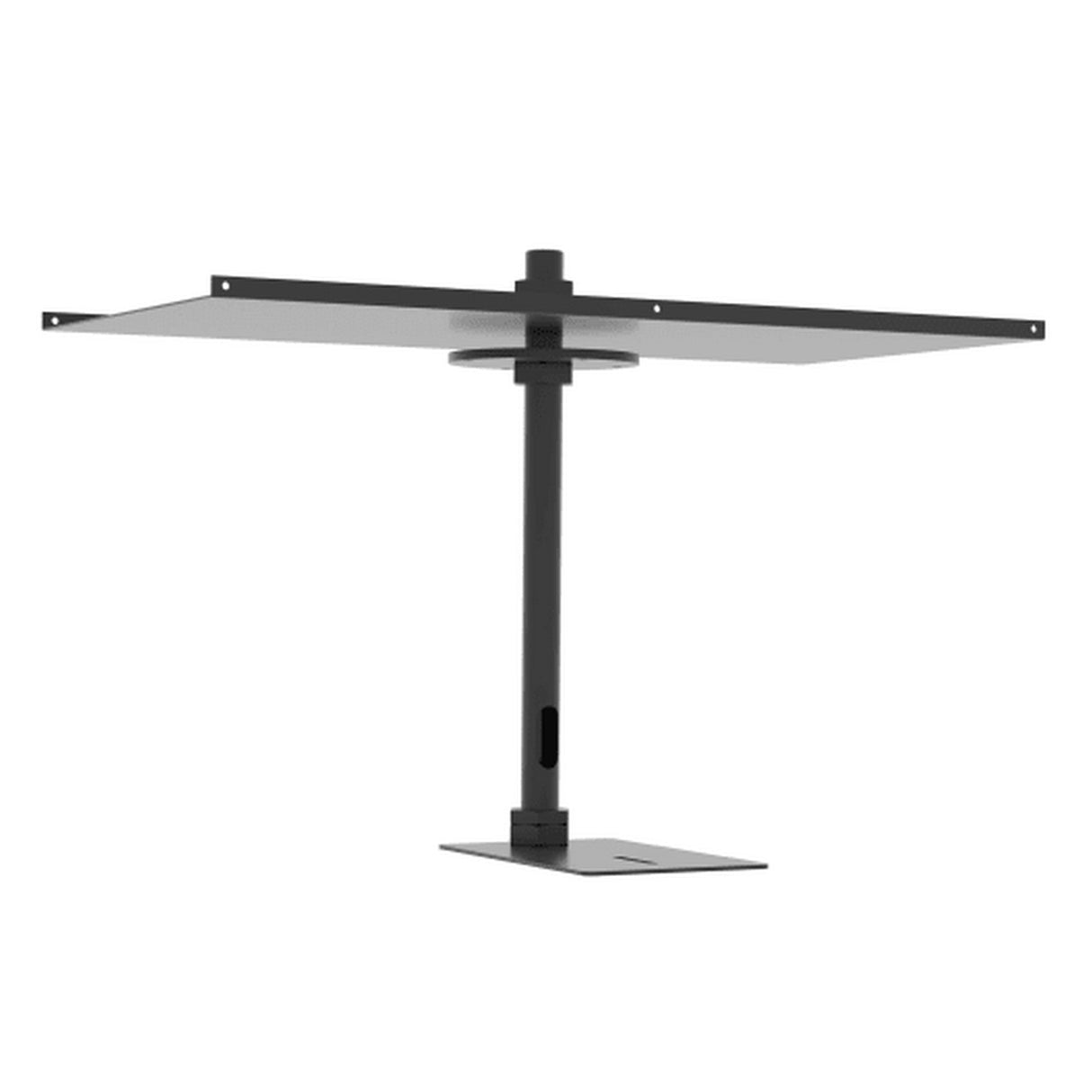 Vaddio 535-2000-290 Short Drop-down Ceiling Mount for Small PTZ Cameras, Black