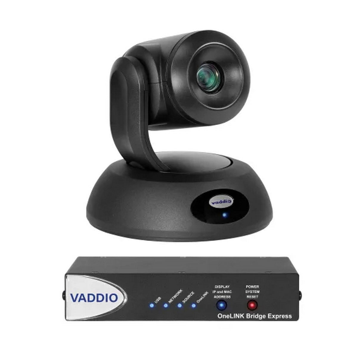 Vaddio RoboSHOT 12E HDBT PTZ Camera with OneLINK Bridge Express System