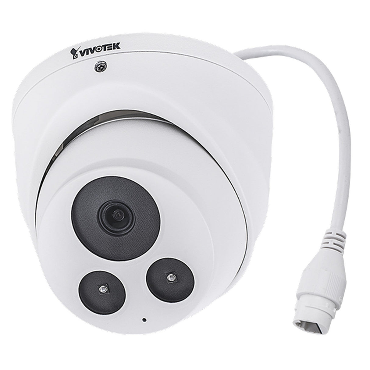 VIVOTEK IT9380-H C-Series 5MP WDR Pro Smart IR Turret IP Camera, 2.8mm Fixed Lens, White