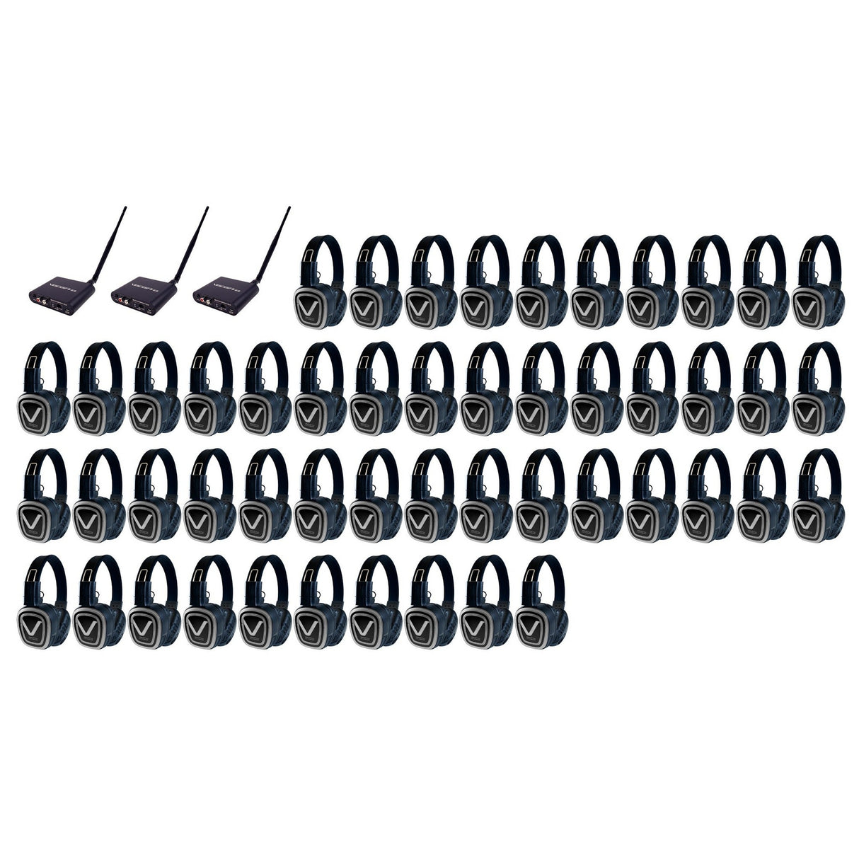 VocoPro SILENT-DISCO-PRO Long-Range System with Transmitters/ Headphones