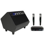 VocoPro SmartOke-Pro DSP Karaoke Mixer with Powered Vocal Speaker/2 Wireless Microphones