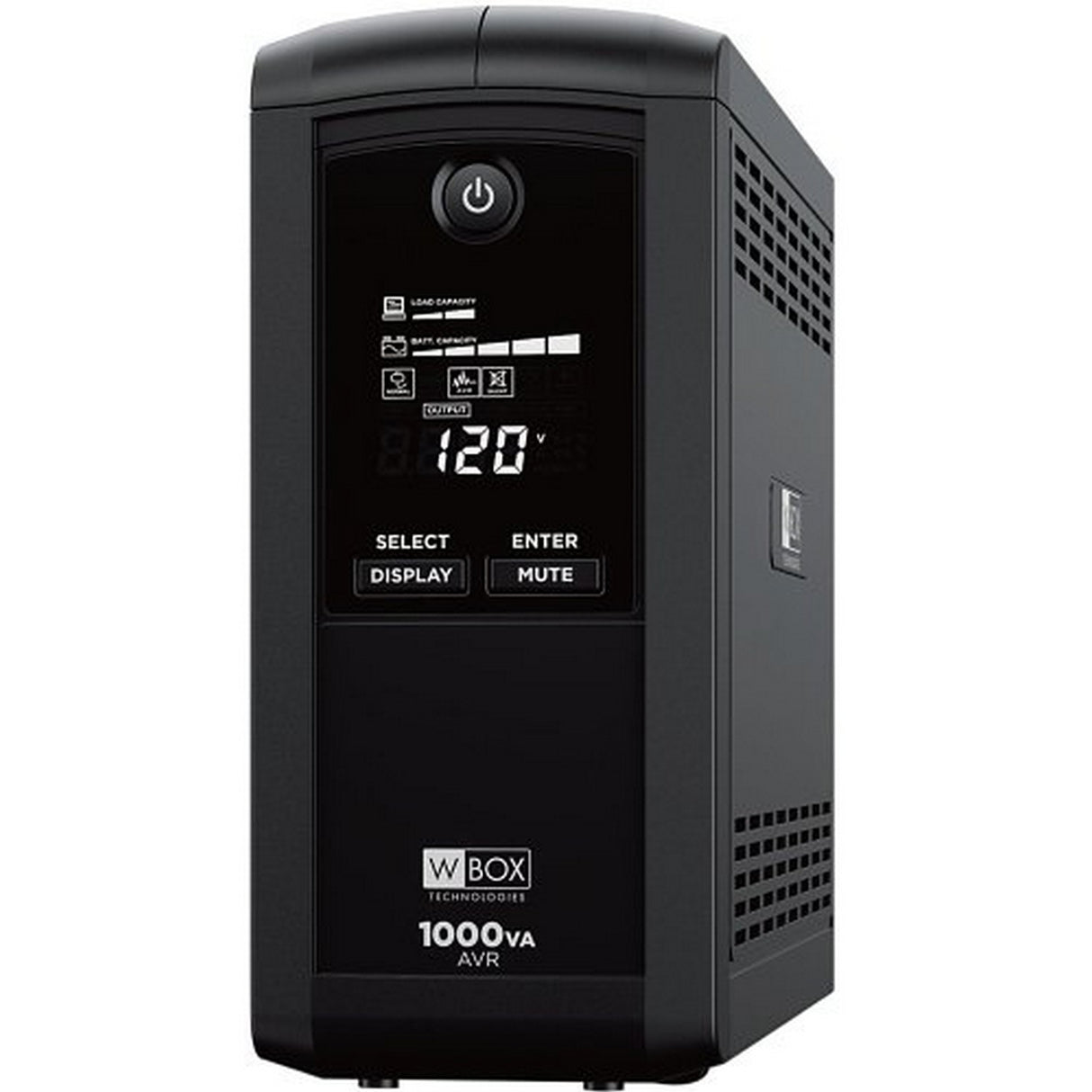 W Box 0E-1000V9RD Battery Backup 1000VA 600W Line Interactive UPS