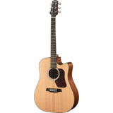 Walden D550CE/W Natura 500 Dreadnought Cutaway Acoustic-Electric Guitar, Open Pore Satin Natural Finish