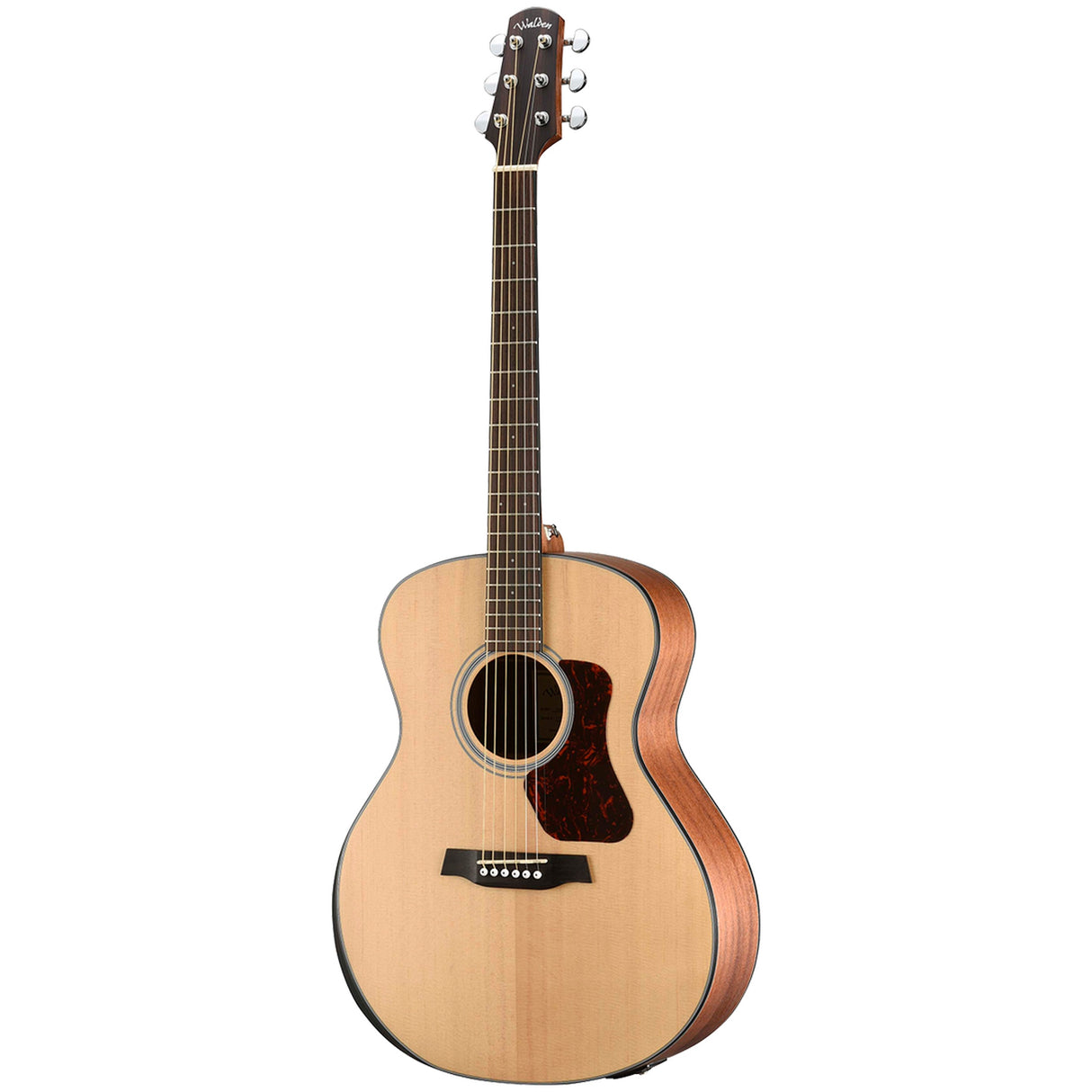 Walden G550REAB-G/W Natura 500 Armrest Grand Auditorium Acoustic-Electric Guitar, Amber Burst Gloss Top / Open Pore Satin Natural Finish