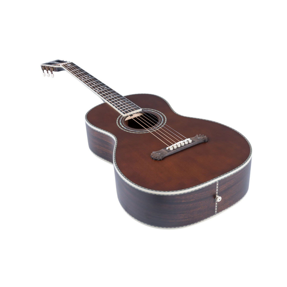 Washburn R310K Victorian Parlor Guitar, Antique Brown Matte Finish