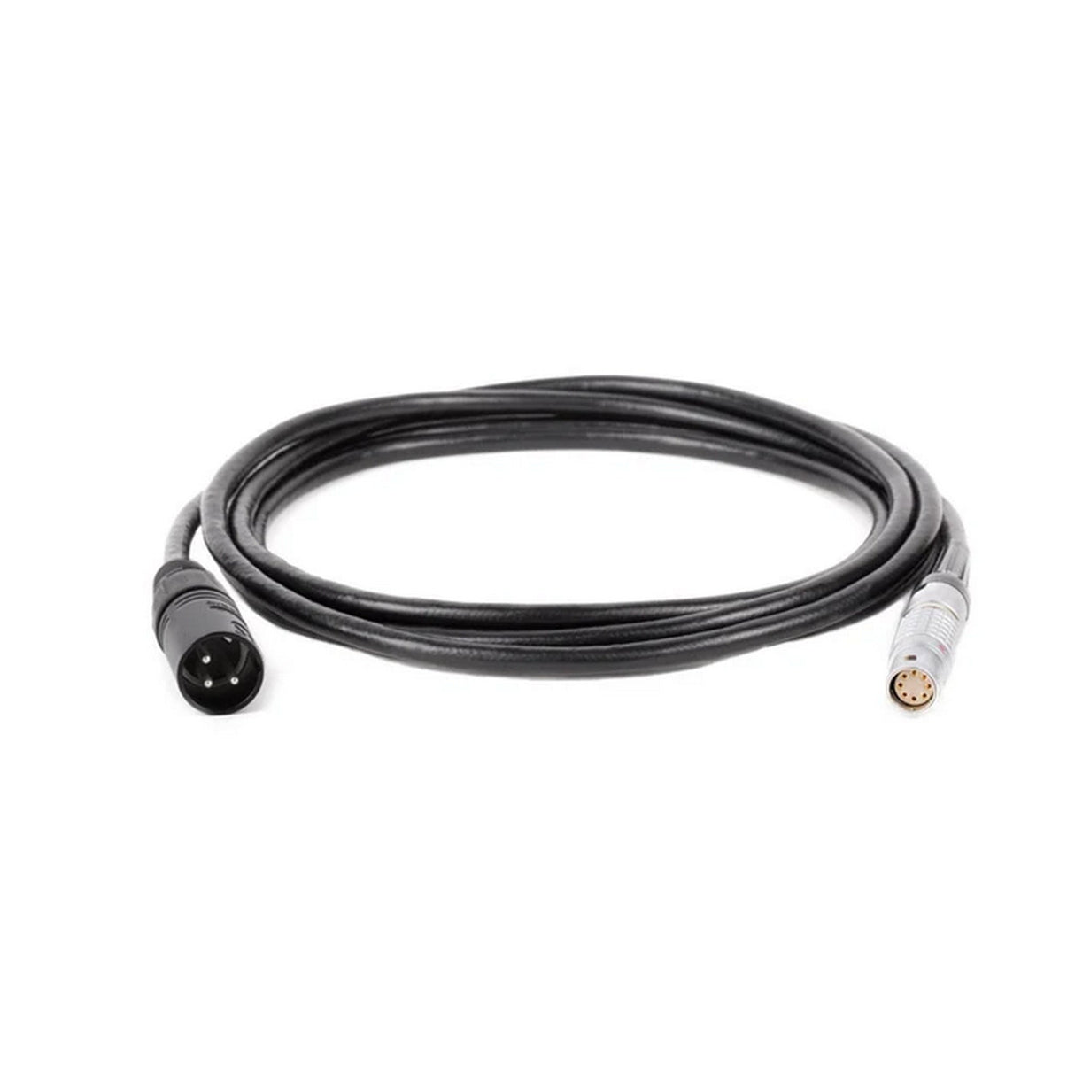 Wooden Camera 10-Feet 3‑Pin XLR to Alexa Mini/Mini LF/Alexa 35 Power Cable, Straight Orientation