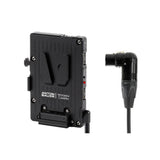 Wooden Camera WC Pro 4‑Pin XLR Right Angle, V-Mount