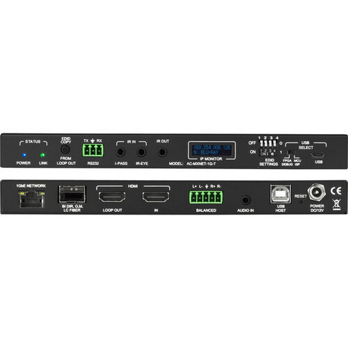 AVPro Edge MXNet 1G AV-over-IP Encoder/Decoder