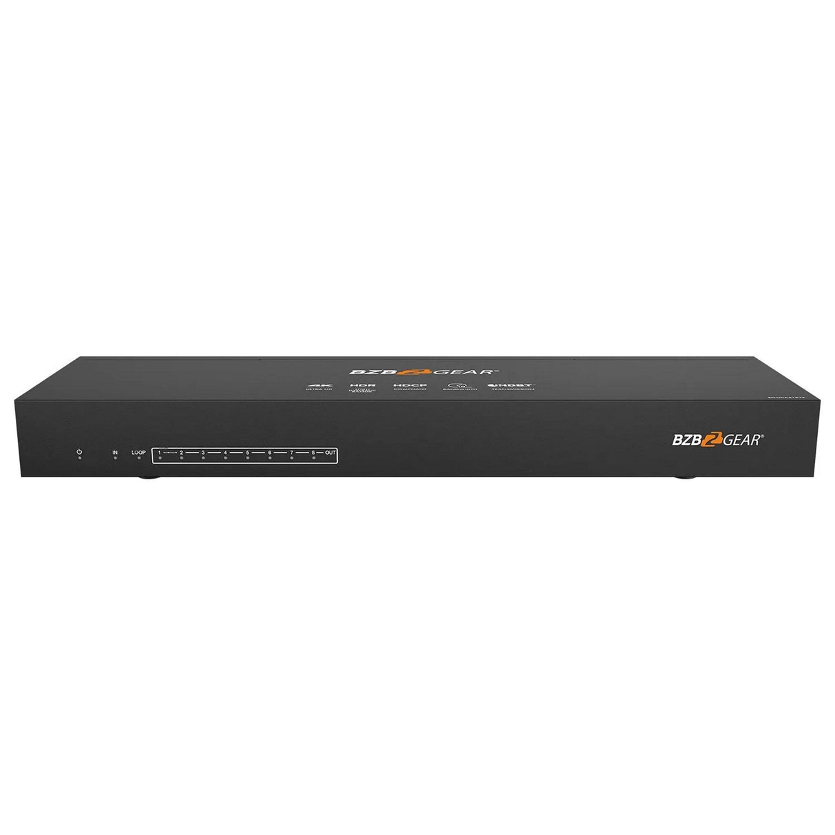 BZBGEAR BG-UDA-E18 1x8 4K UHD 18Gbps HDMI HDBaset Splitter/Distribution Amplifier