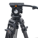 E-Image EG05C2 2-Stage Carbon Fiber Fluid Head Counterbalance Tripod Kit