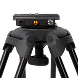 E-Image GA102-PTZ Aluminum PTZ Tripod with 100mm Flat Base