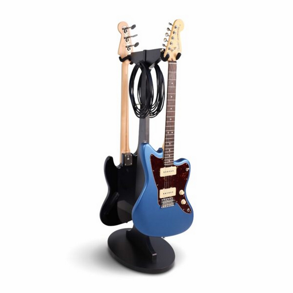 Gator GFW-ELITEGTRHNGSTD-2X-BLK Frameworks Elite Series Dual Hanging Guitar Stand, Black