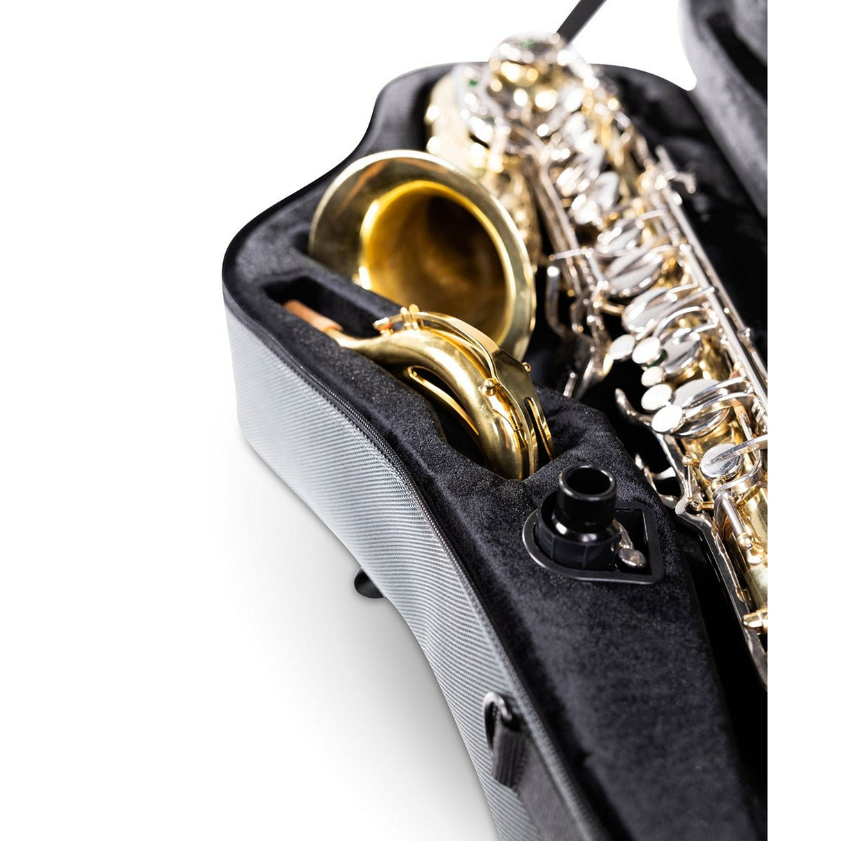 Gator GL-TENORSAX-S23 Adagio Series Shaped EPS Polyfoam Lightweight Case for Bb Tenor Sax