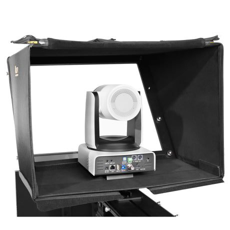 Ikan PT419W-PTZ-NDI-TMN Aura 19-Inch POE++ PTZ NDI Teleprompter and Talent Monitor with Full Encoding/Decoding IP Tally