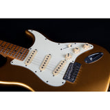 Jet Guitars JS-300 Canadian Roasted Maple Basswood Electric Guitar with SSS Ceramic Pickup, Gold