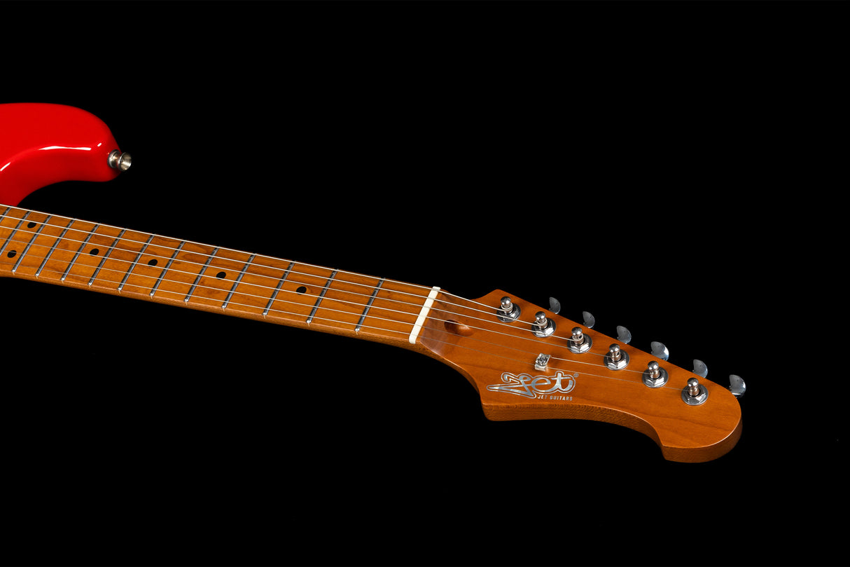 Jet Guitars JS-300 Mini Red Electric Guitar, Red