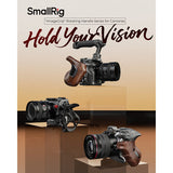 SmallRig ImageGrip Rotating Wooden Handle with ARRI Rosette