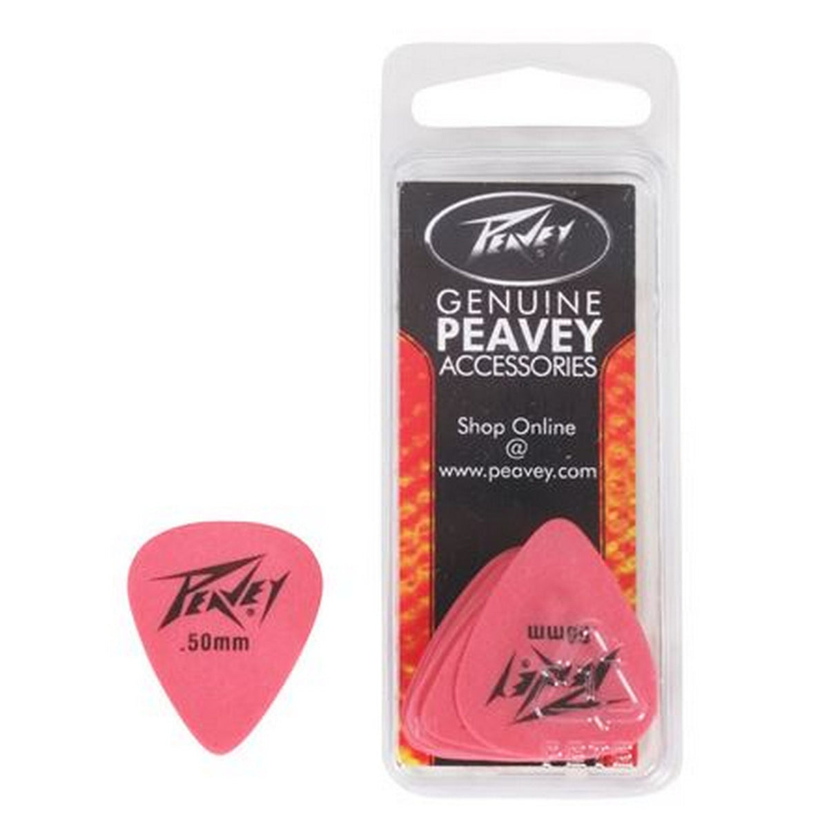 Peavey Dreamers 351 Guitar Picks, Thin, Red, 12-Pack