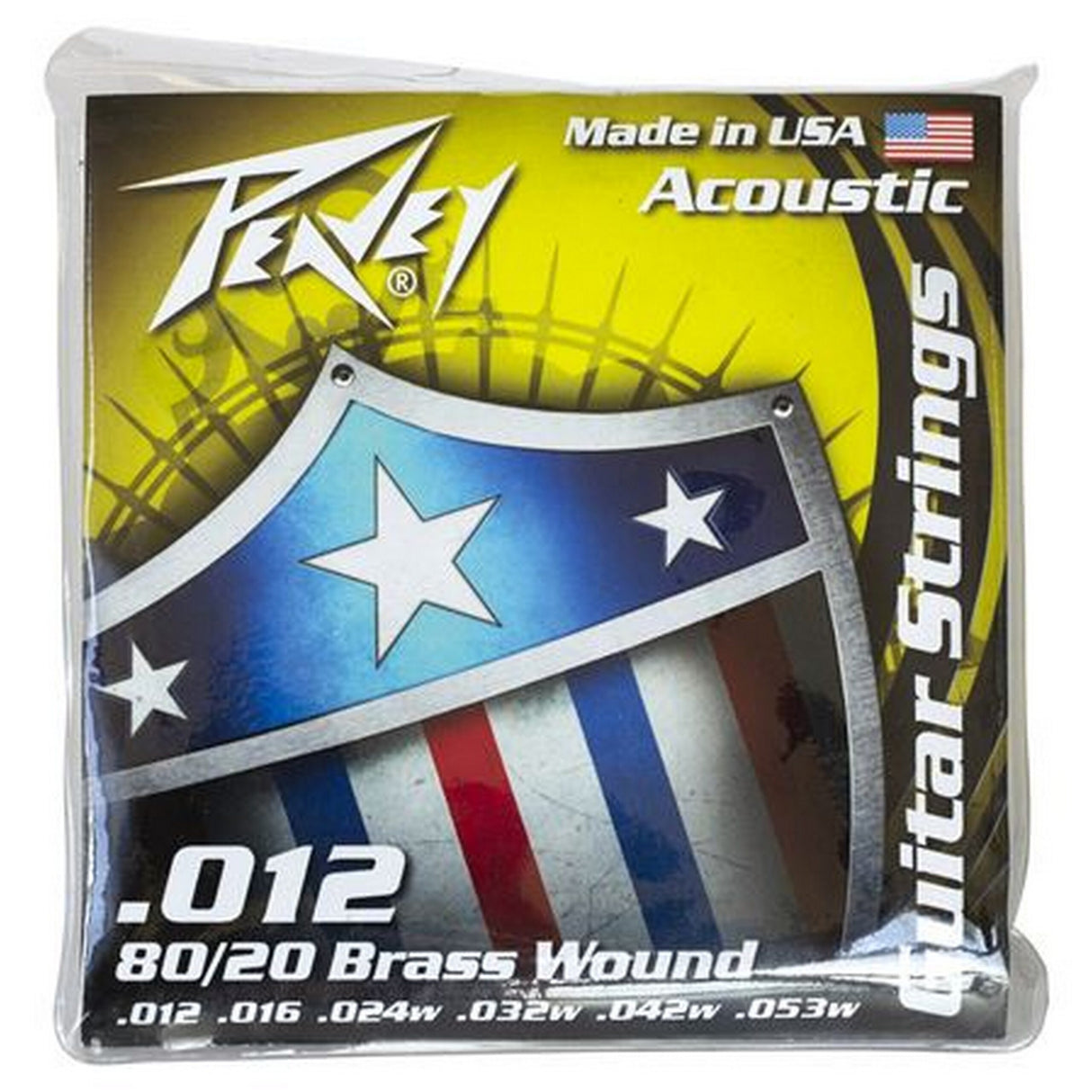 Peavey 80/20 Acoustic Guitar Stings Brass-Wound 12s