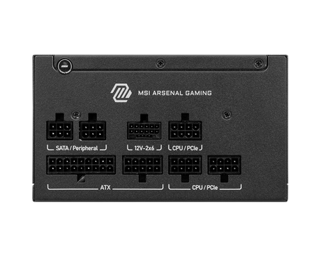 MSI - MSI MAG A650GLS PCIE5 650W 80+ Gold Fully Modular ATX PSU - MAGA650GLSPCIE5