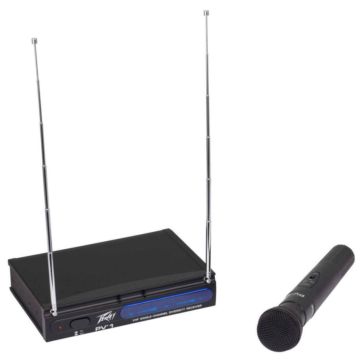 Peavey PV-1 V1 HH VHF Handheld Wireless System, 203.400MHZ