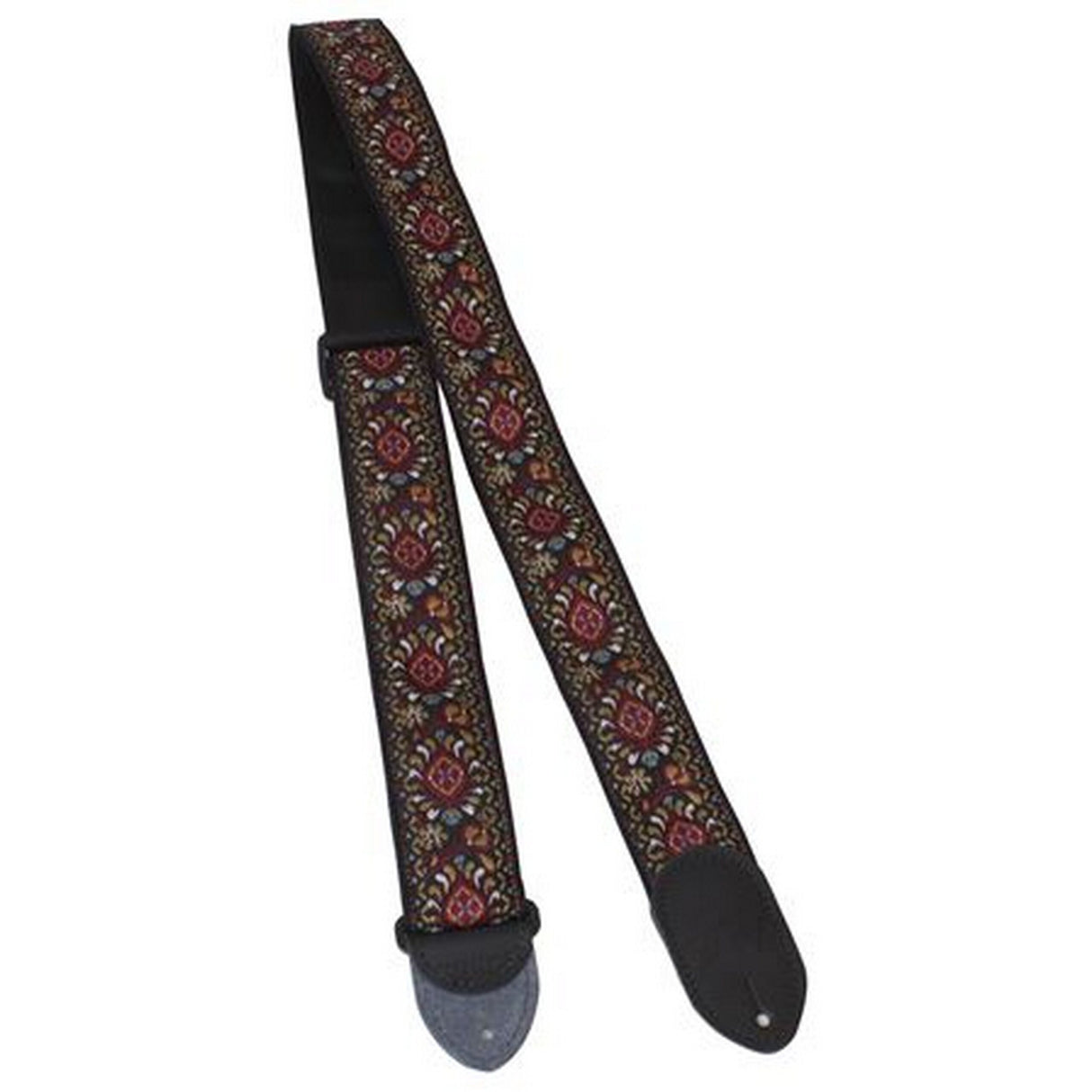 Peavey Jacquard 2 Inch Guitar Strap, Red/Tan