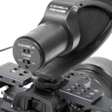 Comica CVM-V30-PRO-B Supercardioid Shotgun Microphone with3.5mm Jack, Black