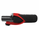 Comica CVM-V30-PRO-R Supercardioid Shotgun Microphone with3.5mm Jack, Red